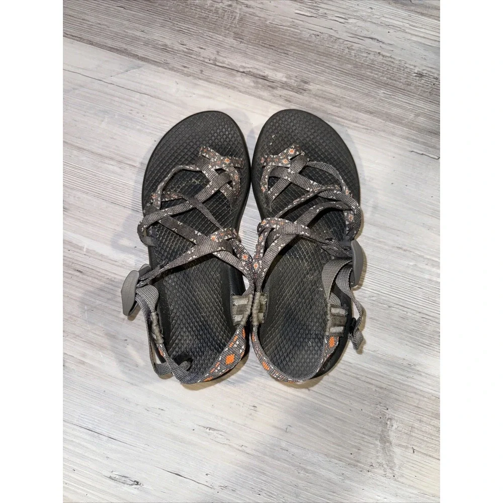 Chaco ZX2 Sandals Creed Golden‎ Double Strap Toe Loop Hiking Water Shoes Sz 6